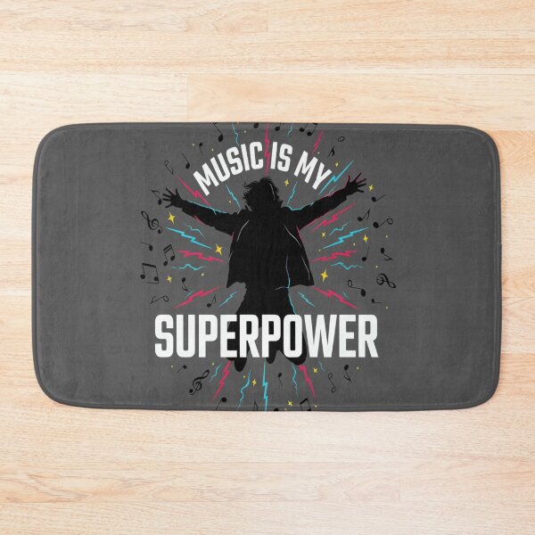 Item preview, Music Is My Superpower – Superhero Lightning Music Design designed and sold by Midnight Veil Designs.
