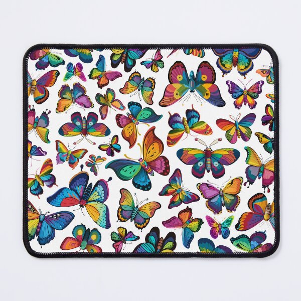 Aperçu de l'œuvre Papillons arc-en-ciel créée et vendue par ReBeDesigns.
