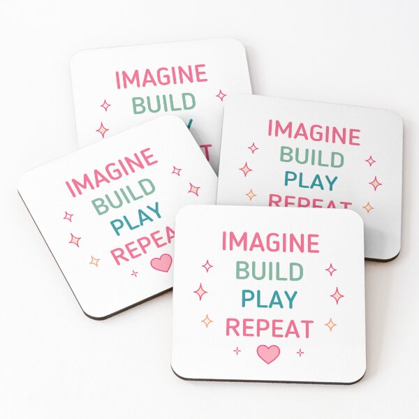 Item preview, Imagine, Build, Play, Repeat designed and sold by Tideflowerstudio.