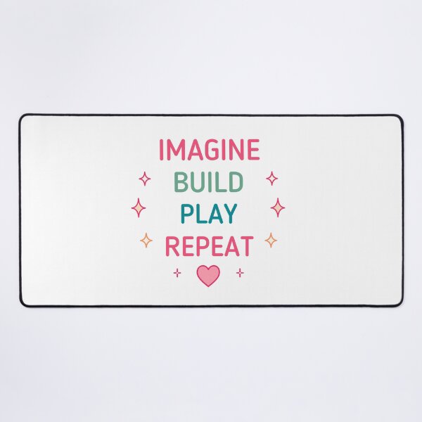 Item preview, Imagine, Build, Play, Repeat designed and sold by Tideflowerstudio.