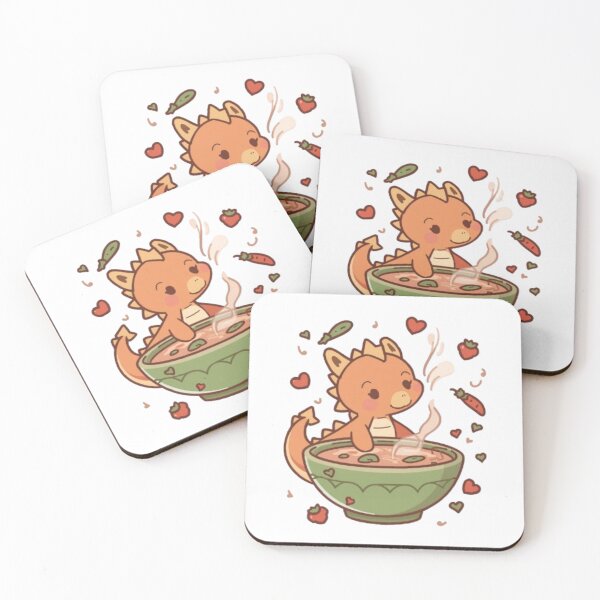 Item preview, Soup Dragon Sticker | Cute Cozy Baby Dragon Kitchen Mascot designed and sold by Stylestickers55.