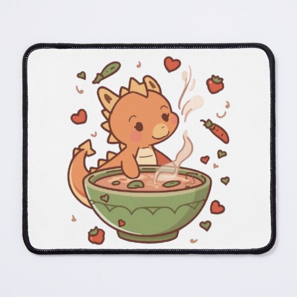 Item preview, Soup Dragon Sticker | Cute Cozy Baby Dragon Kitchen Mascot designed and sold by Stylestickers55.
