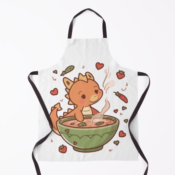 Item preview, Soup Dragon Sticker | Cute Cozy Baby Dragon Kitchen Mascot designed and sold by Stylestickers55.