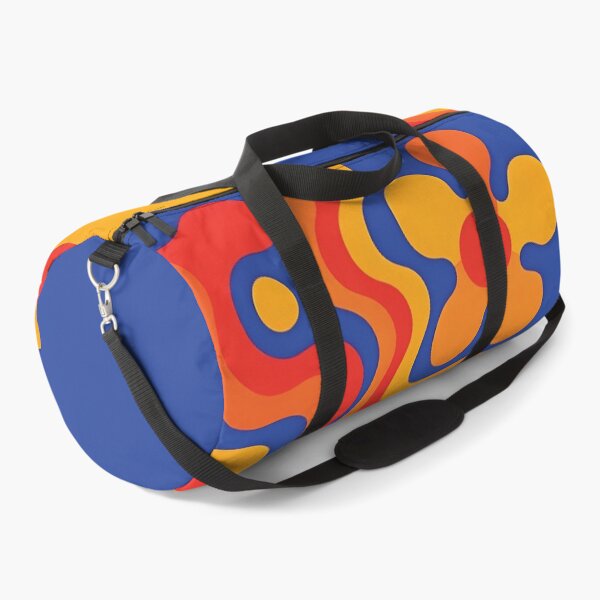 Item preview, Groovy Abstract Art with Wavy Lines and Geometric Shapes designed and sold by Lucia Amaris Art.