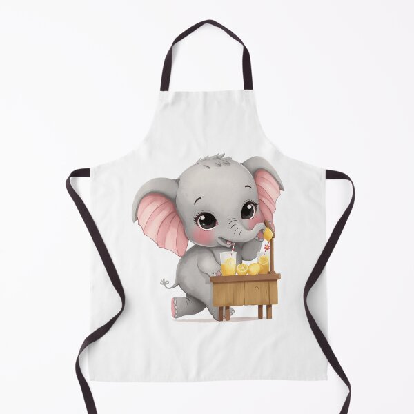 Item preview, A Charming Baby Elephant - Pastel Kawaii Illustration designed and sold by DigitfanStudio.