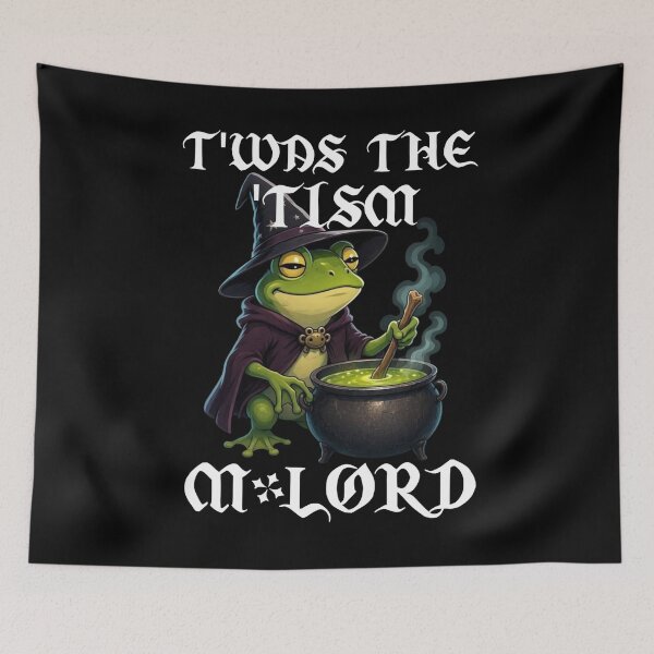 Item preview, Twas The Tism M Lord funny Frog  designed and sold by TheEndDesign.