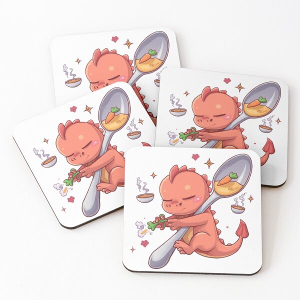 Item preview, Soup Dragon Sticker | Cute Baby Dragon with Cozy Soup Kawaii Design designed and sold by Stylestickers55.
