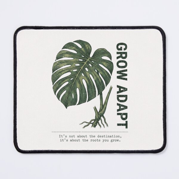 Item preview, Vintage Monstera Plant | Botanical Grow Adapt Quote Tee | Plant Lover Gift Nature Garden Floral Graphic Sticker designed and sold by WillCraftx.