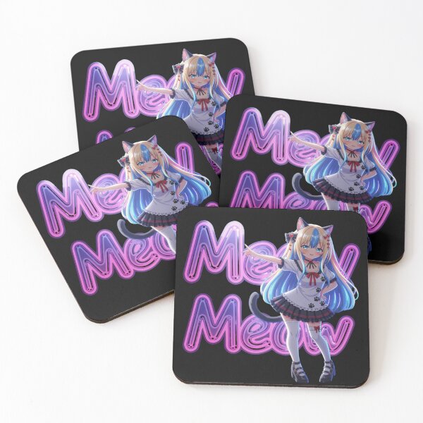 Item preview, Meow Meow | Cute Neko Anime Girl | Kawaii catgirl memes designed and sold by Revyra Design .