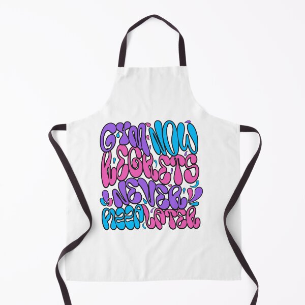 Item preview, Gym now,regrets never,pizza later designed and sold by Designfs.