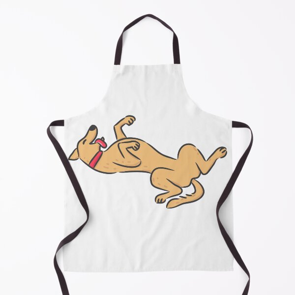 Item preview, Friendly Golden Retriever dog lying down flat and smiling happily. designed and sold by monkik.
