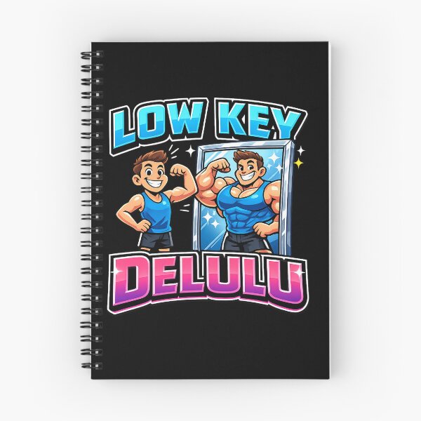 Item preview, Low Key Delulu Funny Gym Meme designed and sold by GainzNGains.