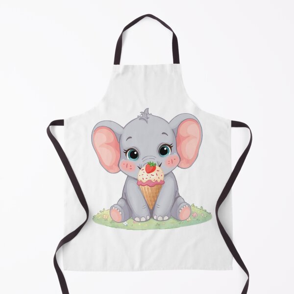Item preview, A Smiling Baby Elephant - Pastel Summer Colors designed and sold by DigitfanStudio.