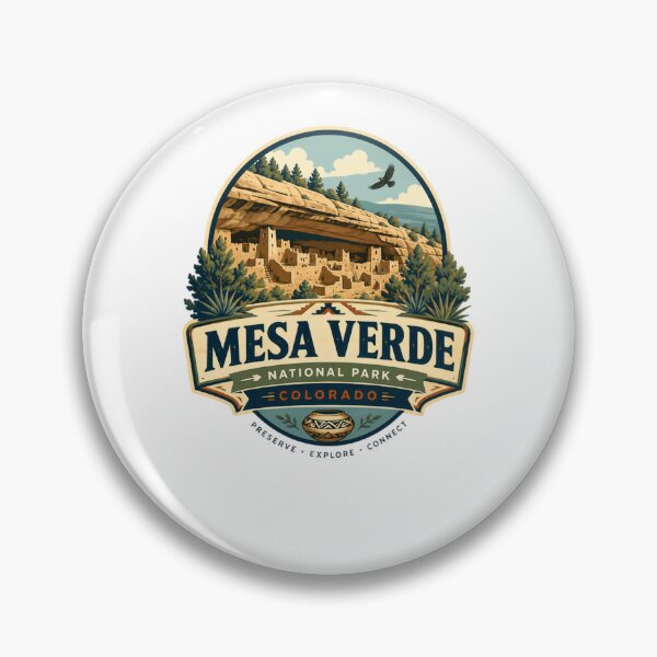 Item preview, Mesa Verde National Park Colorado Preserve - Explore - Connect US National Parks Traveler Cliff Dwellings Souvenir designed and sold by Simsimah26Parks.