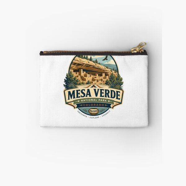 Item preview, Mesa Verde National Park Colorado Preserve - Explore - Connect US National Parks Traveler Cliff Dwellings Souvenir designed and sold by Simsimah26Parks.