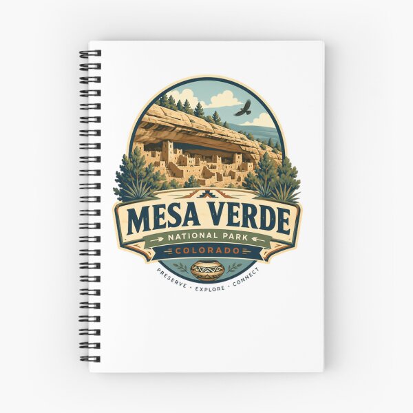 Item preview, Mesa Verde National Park Colorado Preserve - Explore - Connect US National Parks Traveler Cliff Dwellings Souvenir designed and sold by Simsimah26Parks.