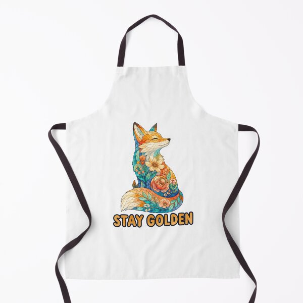 Item preview, Stay Golden Floral Mosaic Fox designed and sold by GoofyShopp.
