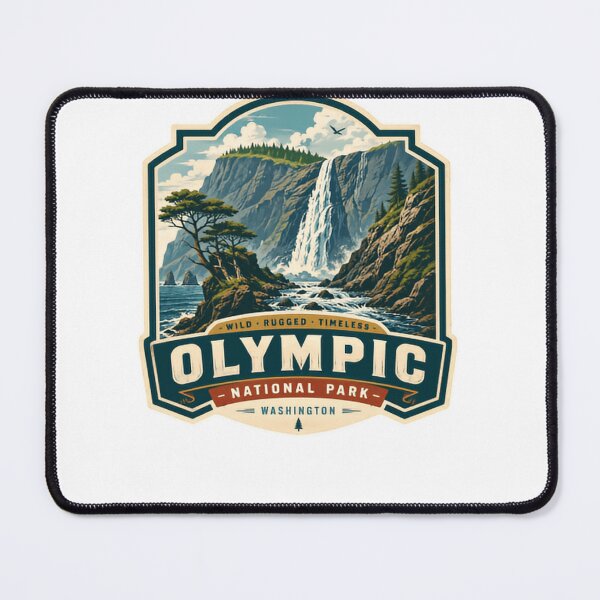 Item preview, Wild Rugged Timeless Olympic National Park Washington Travelers Nature Lovers designed and sold by Simsimah26Parks.