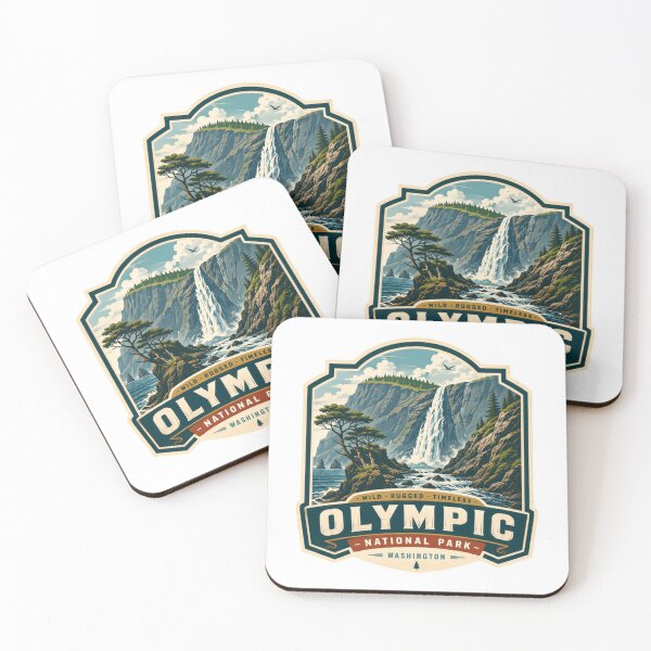Item preview, Wild Rugged Timeless Olympic National Park Washington Travelers Nature Lovers designed and sold by Simsimah26Parks.