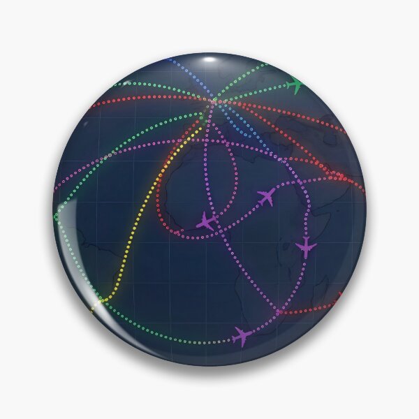 Item preview, World Flight Routes Map designed and sold by Gradient Concept.