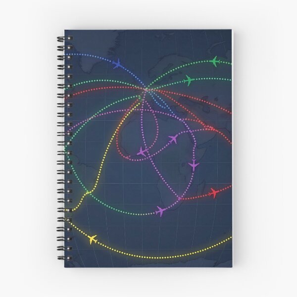 Item preview, World Flight Routes Map designed and sold by Gradient Concept.
