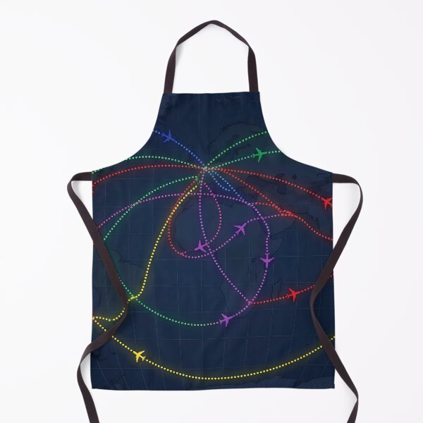 Item preview, World Flight Routes Map designed and sold by Gradient Concept.