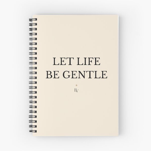 Item preview, Let Life Be Gentle – Minimalist Quote Typography | Quiet Luxury Aesthetic designed and sold by BeaVibes.