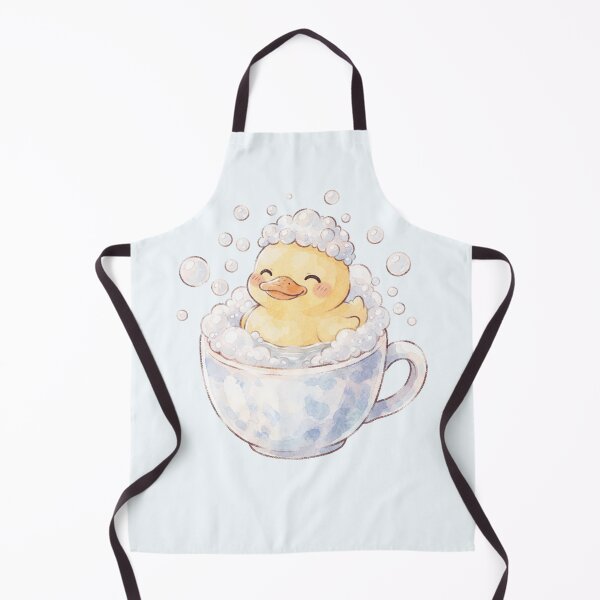 Item preview, Kawaii Duck in a Bubble Bath Cup - Cute Spa Day Aesthetic designed and sold by 0Zetgest.