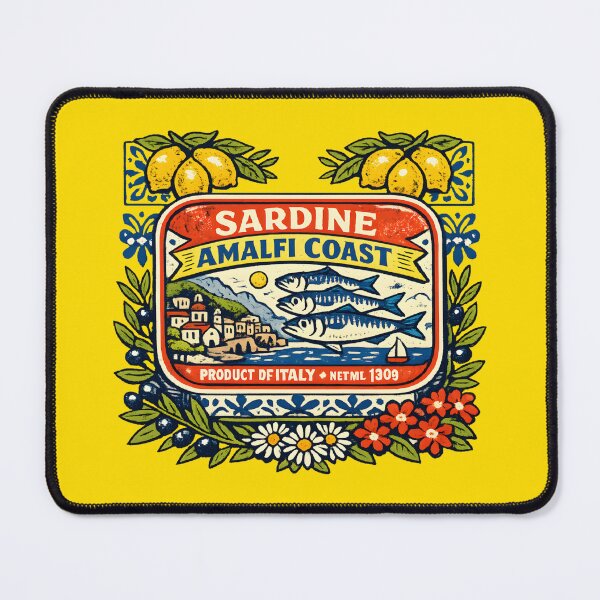 Item preview, Amalfi Coast Sardine Tin Italian Riviera Vintage Souvenir Mediterranean Summer  designed and sold by Artycom.