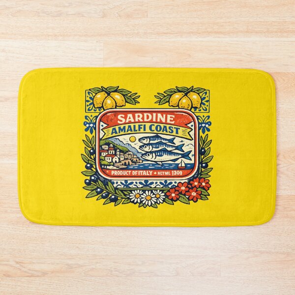 Item preview, Amalfi Coast Sardine Tin Italian Riviera Vintage Souvenir Mediterranean Summer  designed and sold by Artycom.