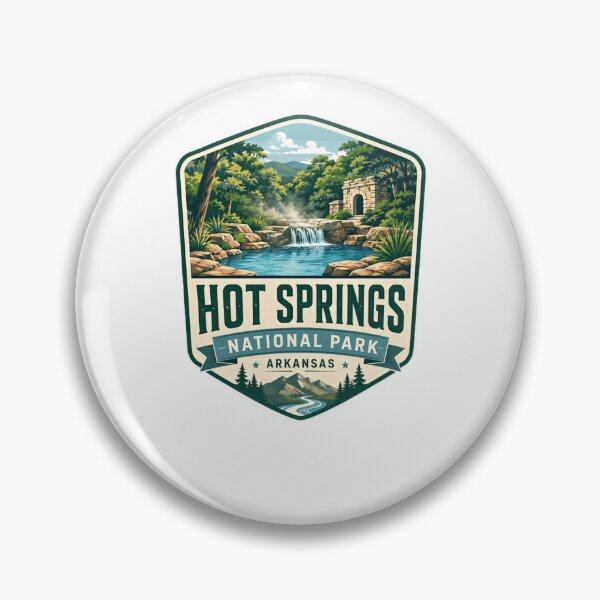 Item preview, Hot Springs National Park Arkansas Travel Vacation Visitor Souvenir designed and sold by Simsimah26Parks.