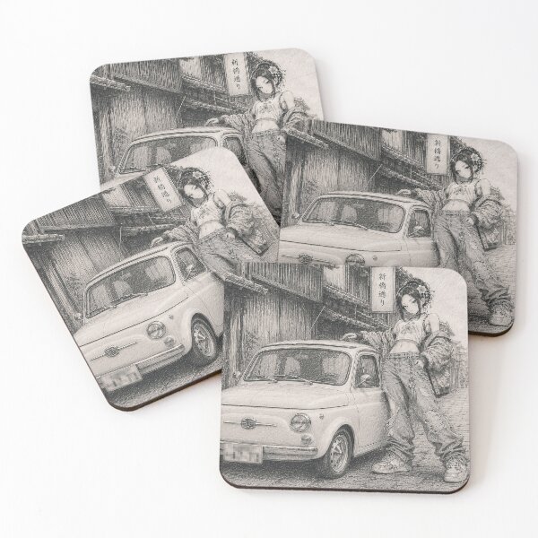 Item preview, Classic Fiat 500 in Kyoto | Neo Edo designed and sold by Neo Edo Studio.