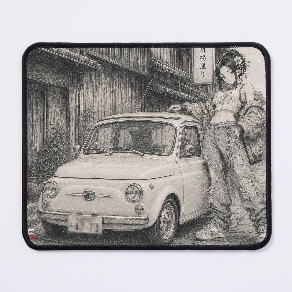 Item preview, Classic Fiat 500 in Kyoto | Neo Edo designed and sold by Neo Edo Studio.