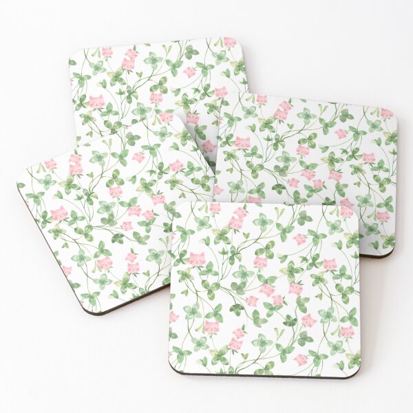 Item preview, Cats in bloom designed and sold by KomorebiFlora.