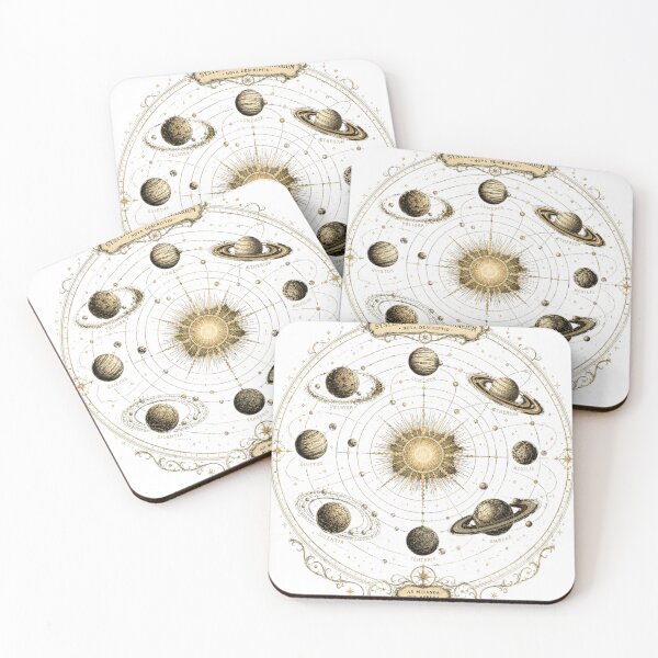 Item preview, Vintage Heliocentric Solar System Planet Chart designed and sold by TSshirtShoppe.