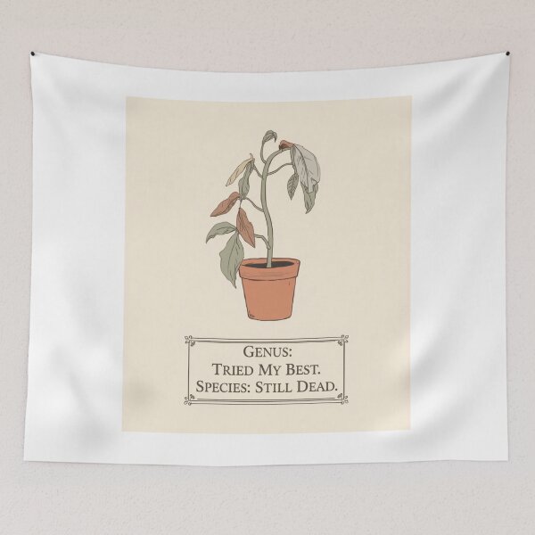 Item preview, Funny Plant Lover Genus Tried My Best Still Dead Tee designed and sold by PlanningPress.