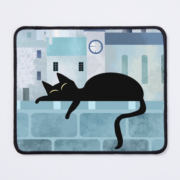 Item preview, Black Cat Sleeping on Wall  designed and sold by Andrew  Hitchen.