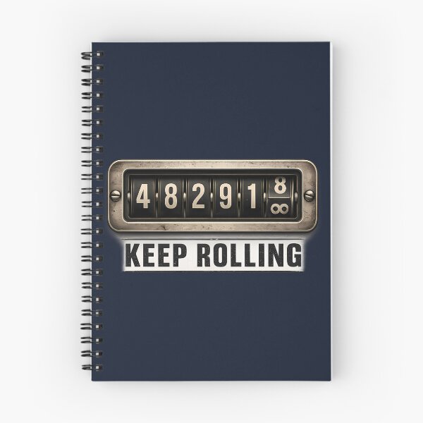 Item preview, Keep Rolling Infinity Odometer Vintage Truck Driver Design designed and sold by PXEpic.