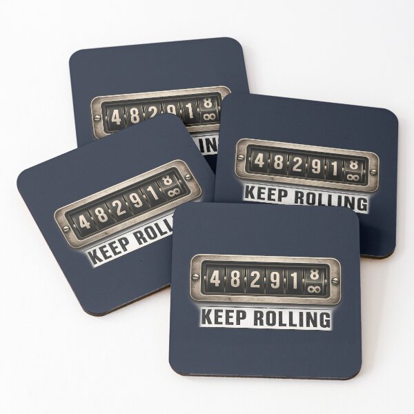 Item preview, Keep Rolling Infinity Odometer Vintage Truck Driver Design designed and sold by PXEpic.