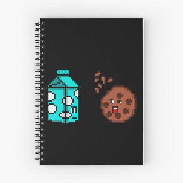 Item preview, Milk and Cookie Best Friends Pixel Art designed and sold by RetroRlx.