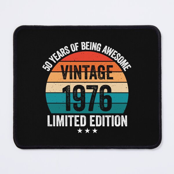 Item preview, Vintage 1976 50 Years Of Being Awesome 50th Birthday Retro Sunset designed and sold by IsDesignHub.