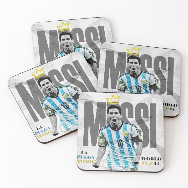 Item preview,  Argentina Golden Ball Playmaker No 10 Sky Blue Retro Football Poster 2014 designed and sold by Af-RT10.