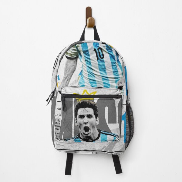 Item preview, Argentina Golden Ball Playmaker No 10 Sky Blue Retro Football Poster 2014 designed and sold by Af-RT10.