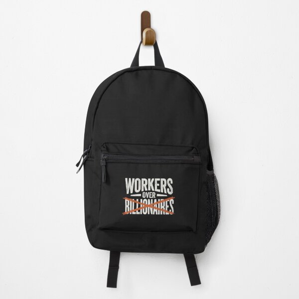 Item preview, Workers Over Billionaires Political Economic Protest Slogan designed and sold by Owcomm.
