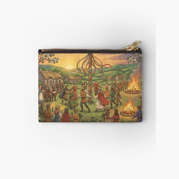 Item preview, Vintage Beltane Festival Poster | Celtic Spring Fire Celebration designed and sold by Koalangel.