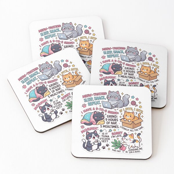Item preview, Kawaii Funny Cat Meme Sticker - Adorable Relatable Aesthetic Kitten designed and sold by Bangcen.