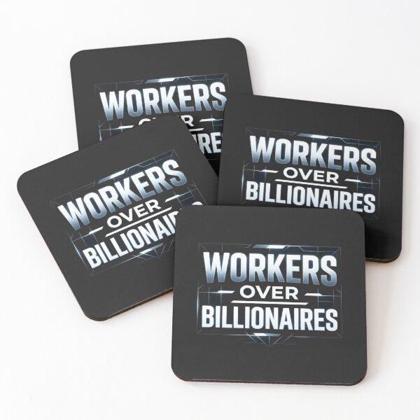 Item preview, Workers Over Billionaires Political Statement Graphic designed and sold by Owcomm.