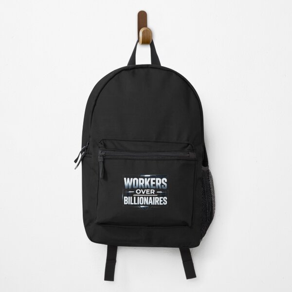 Item preview, Workers Over Billionaires Political Statement Graphic designed and sold by Owcomm.