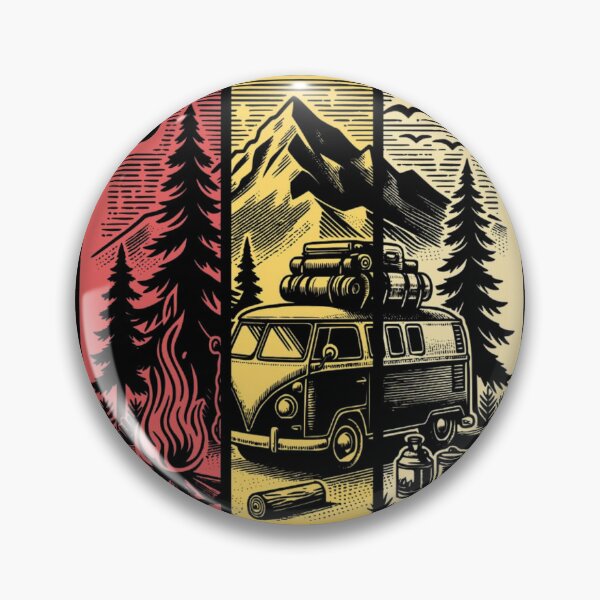 Item preview, Life Is an Adventure Van Camping Vintage Nature designed and sold by RajDeals.