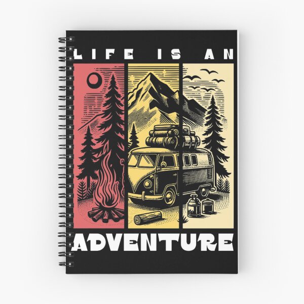 Item preview, Life Is an Adventure Van Camping Vintage Nature designed and sold by RajDeals.